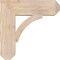 Ekena Millwork Thorton Craftsman Smooth Bracket, Douglas Fir, 5 1/2"W x 22"D x 22"H BKT06X22X22THR04SDF - alternate 4
